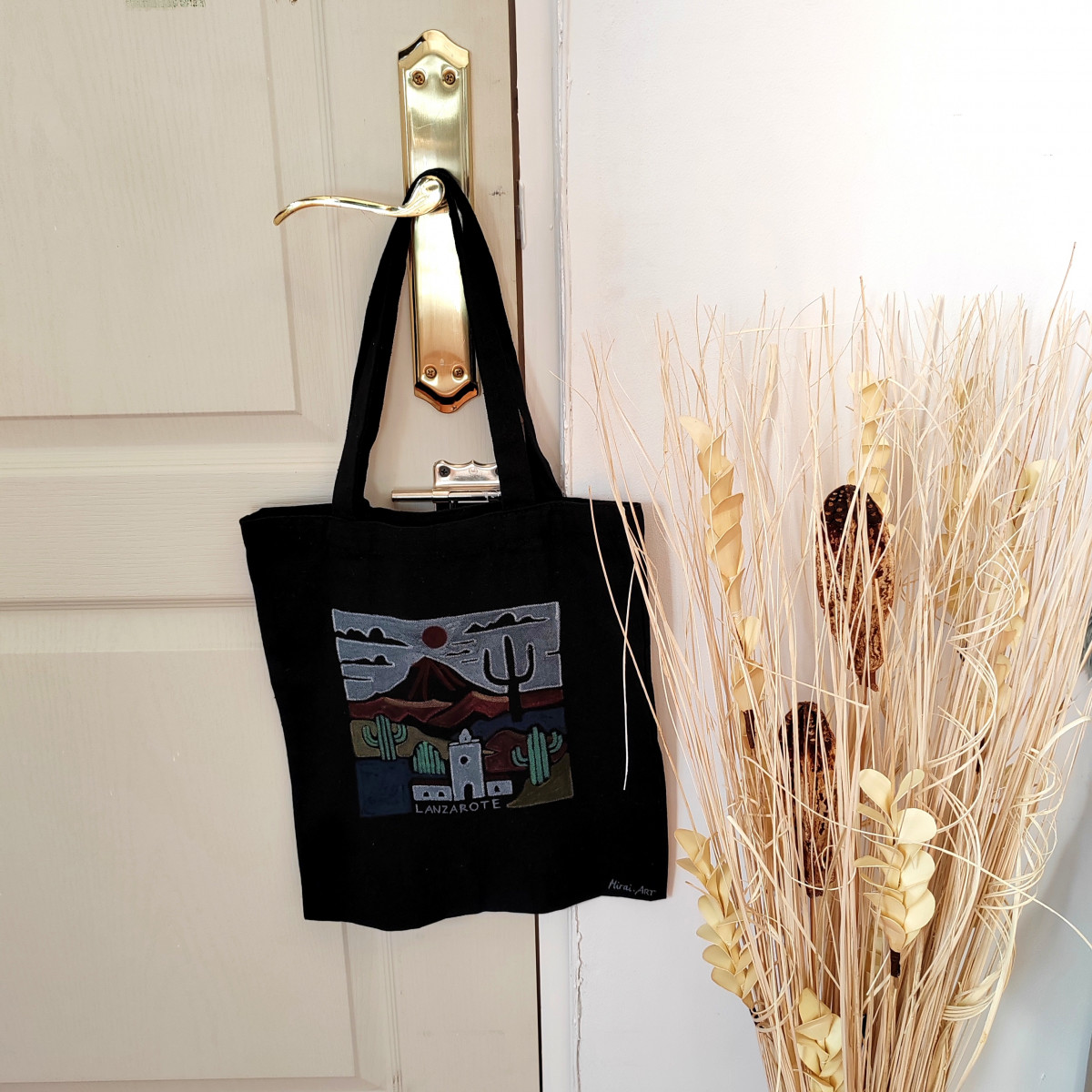 Hand-Painted Tote Bag – Washable & Unique