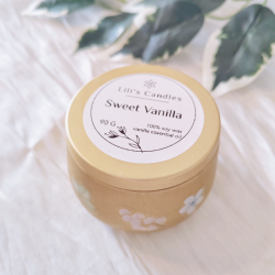Vela aromática natural Sweet Vanilla de Lanzarote | Lili’s Candles
